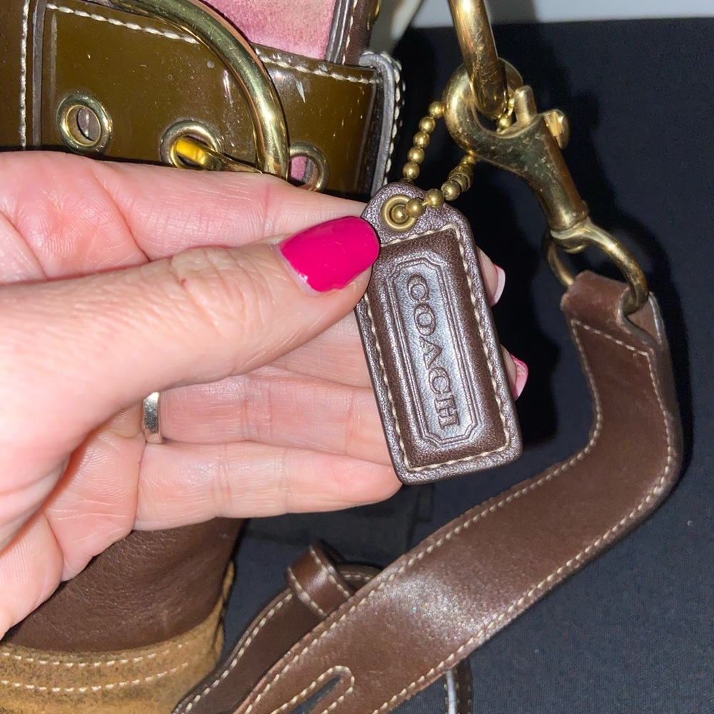 Coach Holiday Patchwork Handbag/ Shoulder Bag. Limited Addition. Y2K - Picture 13 of 16